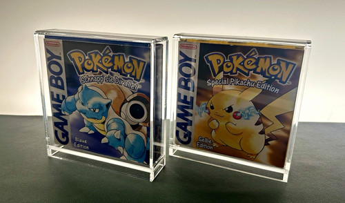 Pokemon ovp set blaue gelbe - ovp,