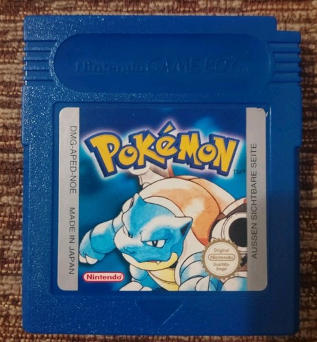 Pokemon blaue edition modul - pokemon,
