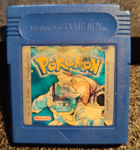 Pokemon blau nintendo gameboy - nintendo,