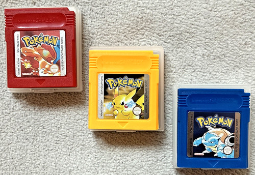 Pokémon rote gelbe - pokémon, blaue