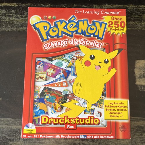 Pokémon druckstudio rot - pokémon, &