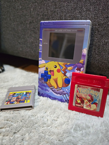 Gameboy pikachu dmg - dmg-01, mit