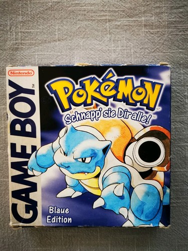 Nintendo pokemon blaue edition - nintendo,